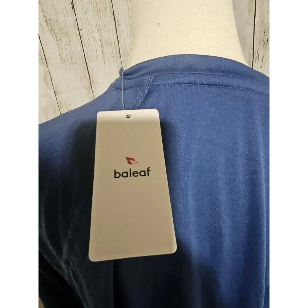 NWT BALEAF Men’s XL Blue UPF 50+ Long Sleeve Sun Shirt Rash Guard Quick Dry